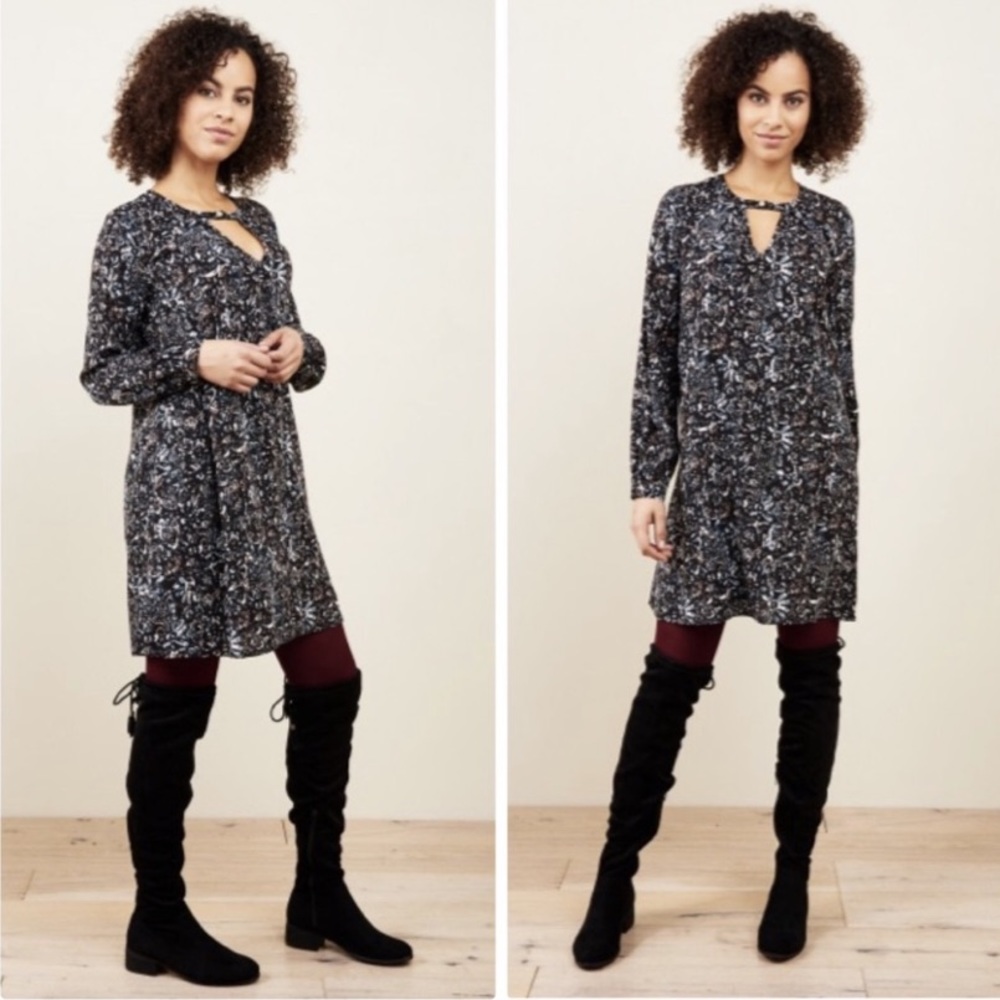 Earthbound Trading Co. Lace Print Dress